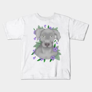 Silver lab Kids T-Shirt